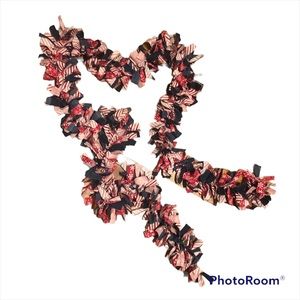 Hand made Christmas fabric garland